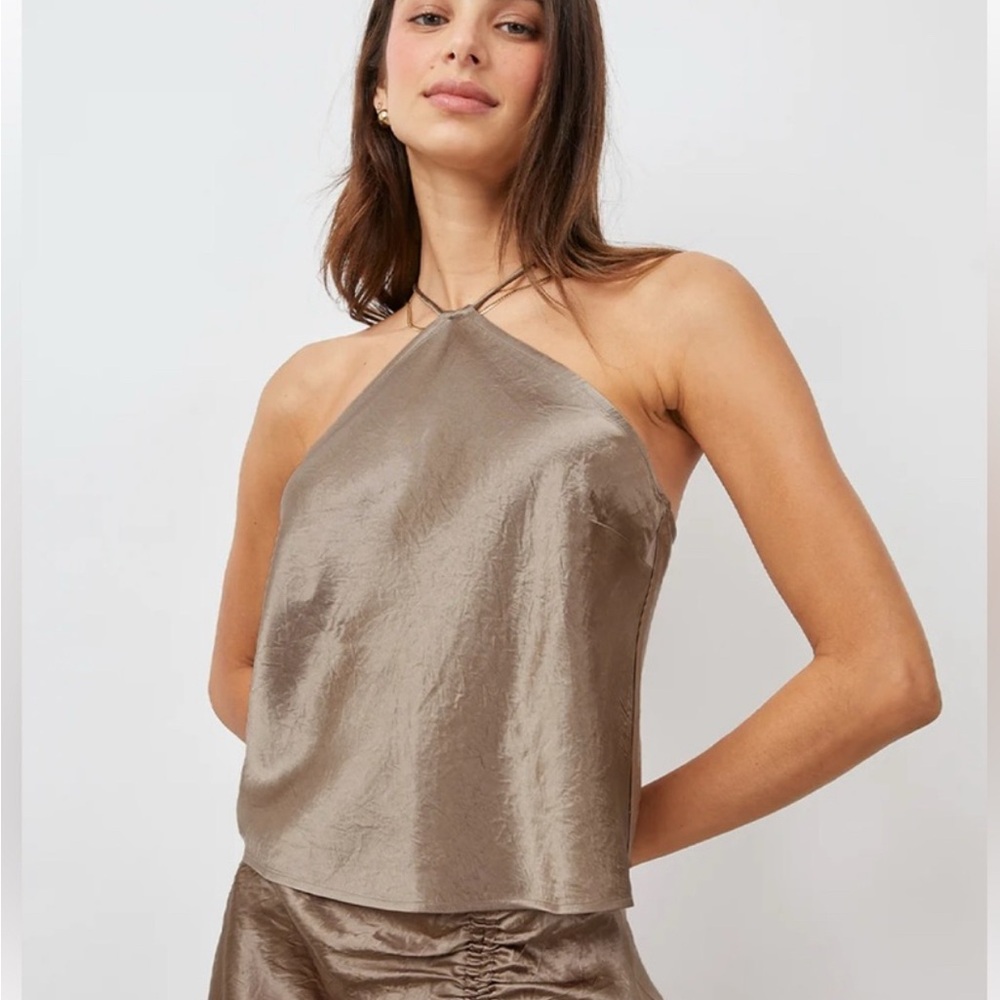 Rails Brown Halter Camisole Relaxed Top